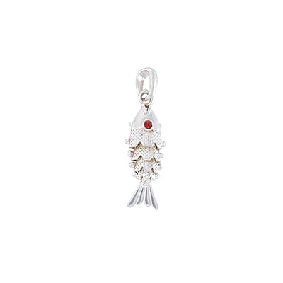 SRIMATHI JEWELLERS 925 sterling silver fish pendant SRIMATHI JEWELLERS 925 sterling silver fish pendant