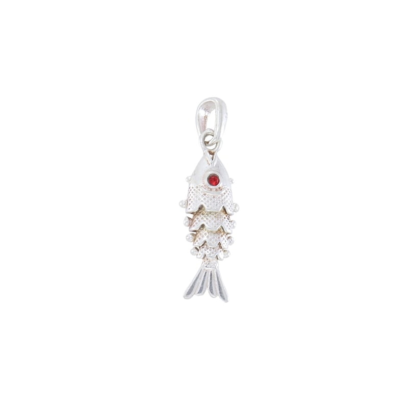 SRIMATHI JEWELLERS 925 sterling silver fish pendant SRIMATHI JEWELLERS 925 sterling silver fish pendant