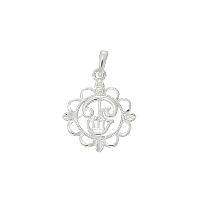 SRIMATHI JEWELLERS OM Pendant | Lord Spiritual OM circle arc Locket for Men and Women