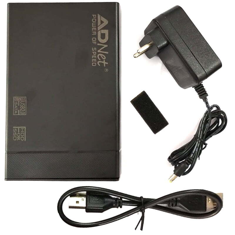 2 in 1 USB 2.0 External 2.5"/3.5" inch SATA HDD Enclosure Case For External Storage 2 in 1 USB 2.0 External 2.5"/3.5" inch SATA HDD Enclosure Case For External Storage