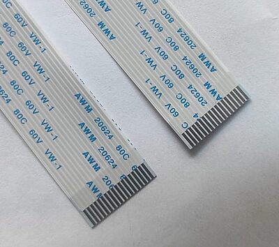 18 Pin 1mm Pitch 200mm Same Side Connection FFC Ribbon Flexible Flat Cable 18 Pin 1mm Pitch 200mm Same Side Connection FFC Ribbon Flexible Flat Cable