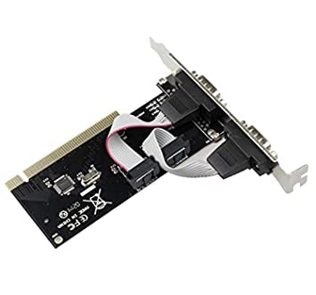 PCI Serial Card (9 Pin) Network Interface Card (Black) PCI Serial Card (9 Pin) Network Interface Card (Black)