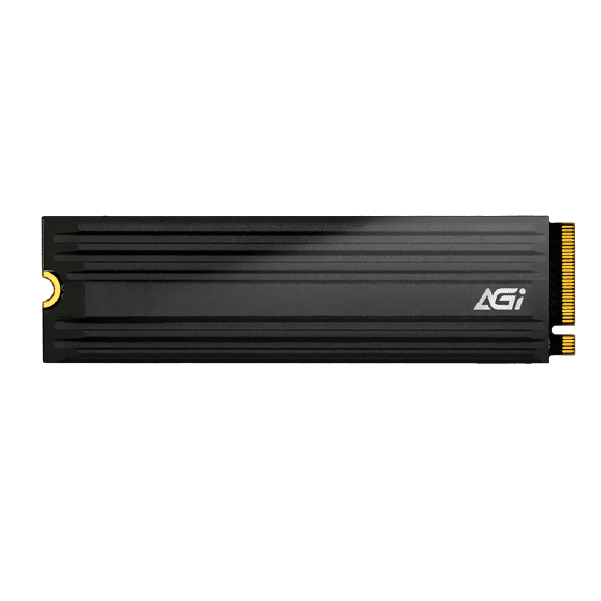 AGI 2 TB PCIe NVMe M.2 SSD, Gen4x4, DRAM Cache, 3D NAND, Heat Sink, 7420/5100MB/s, AI838 AGI 2 TB PCIe NVMe M.2 SSD, Gen4x4, DRAM Cache, 3D NAND, Heat Sink, 7420/5100MB/s, AI838