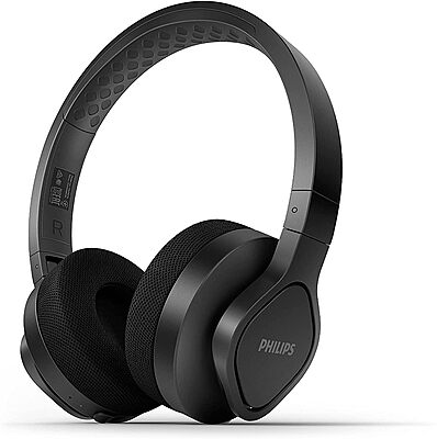 Philips Audio TAA4216 On-Ear Sports Bluetooth Headphones with IP55 Dust/Water Protection