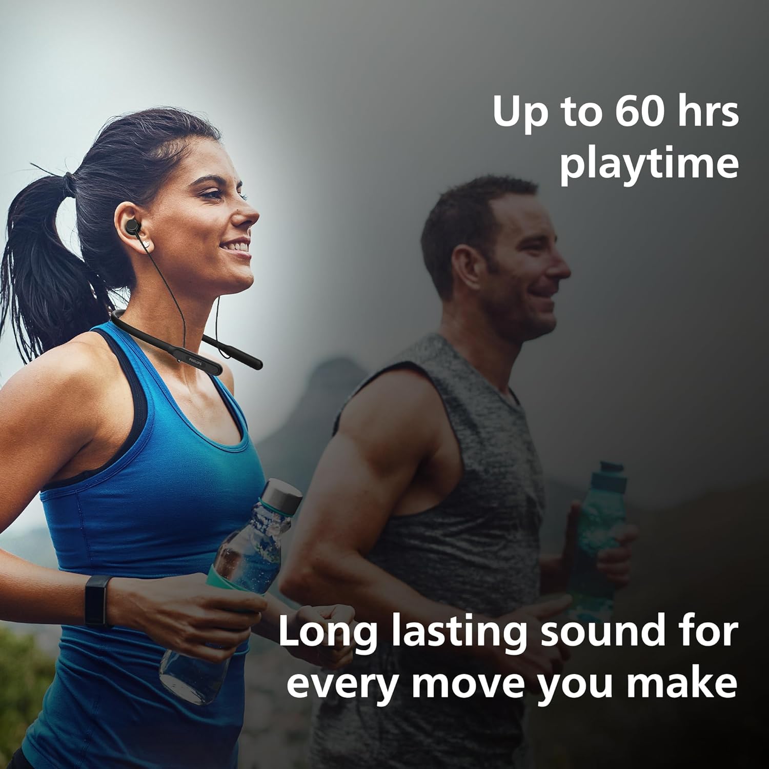 Philips TAN1150BK/94 Wireless Neckband with 60 Hr Playtime, Fast Charging, 13mm Deep Bass Drivers, AI ENC Mic, Multipoint Connectivity, Bluetooth v5.3, IPX5 Water Resistance Philips TAN1150BK/94 Wireless Neckband with 60 Hr Playtime, Fast Charging, 13mm Deep Bass Drivers, AI ENC Mic, Multipoint Connectivity, Bluetooth v5.3, IPX5 Water Resistance