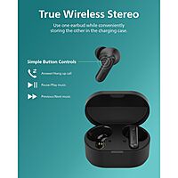 PHILIPS TAT1108BK/00 True Wireless Earbuds, in-Ear v5.3 Earphones with Mic, 15H Play Time, Shank Shape, IPX4, Touch Controls & Charging Case for iPhone/iPad PHILIPS TAT1108BK/00 True Wireless Earbuds, in-Ear v5.3 Earphones with Mic, 15H Play Time, Shank Shape, IPX4, Touch Controls & Charging Case for iPhone/iPad