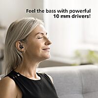 PHILIPS TAT1209BK/00 True Wireless Earbuds, in-Ear Active Noise Cancelling Bluetooth v5.3 Earphones with Mic, 18H Play Time, Shank Shape, IPX4, Touch Controls & Charging Case for iPhone/iPad PHILIPS TAT1209BK/00 True Wireless Earbuds, in-Ear Active Noise Cancelling Bluetooth v5.3 Earphones with Mic, 18H Play Time, Shank Shape, IPX4, Touch Controls & Charging Case for iPhone/iPad