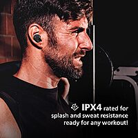 PHILIPS TAT1209BK/00 True Wireless Earbuds, in-Ear Active Noise Cancelling Bluetooth v5.3 Earphones with Mic, 18H Play Time, Shank Shape, IPX4, Touch Controls & Charging Case for iPhone/iPad PHILIPS TAT1209BK/00 True Wireless Earbuds, in-Ear Active Noise Cancelling Bluetooth v5.3 Earphones with Mic, 18H Play Time, Shank Shape, IPX4, Touch Controls & Charging Case for iPhone/iPad