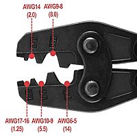 Terminal Crimping Tool HS-16 Use for 1.5-16 mm² (15-5AWG) Terminal Crimping Tool HS-16 Use for 1.5-16 mm² (15-5AWG)