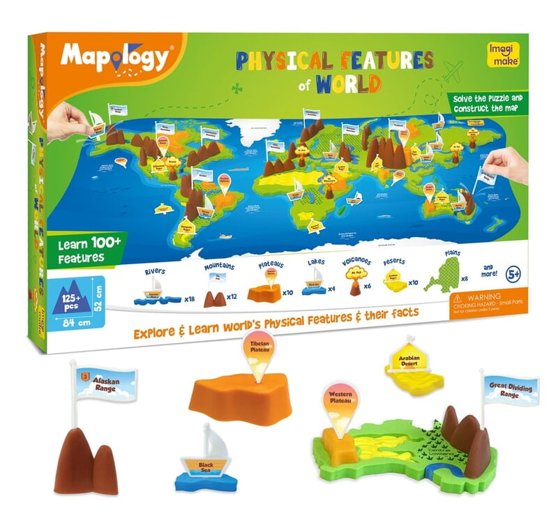 PHYsical map world PHYsical map world