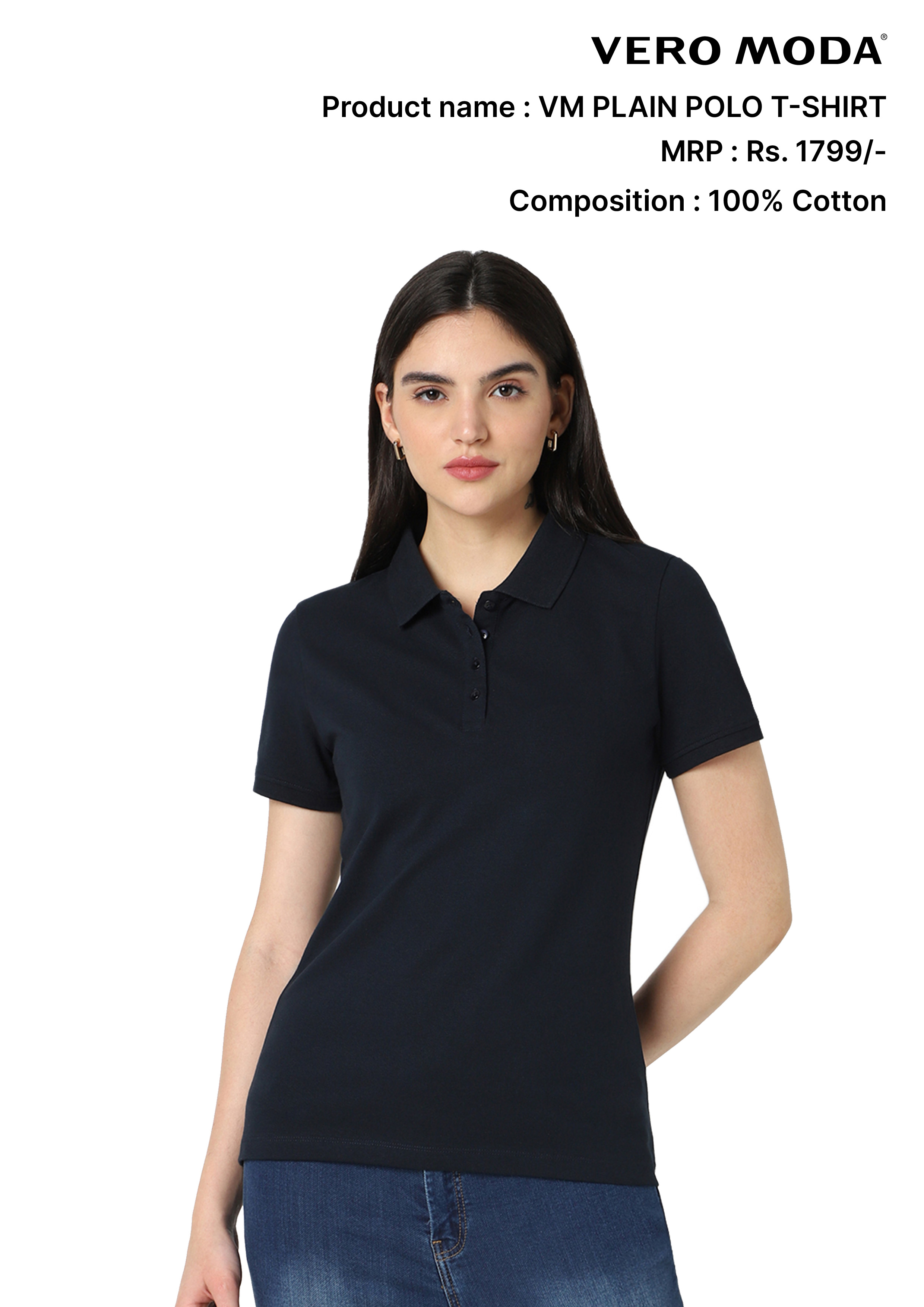 Jac & Jones  Plain Polo T- shirt