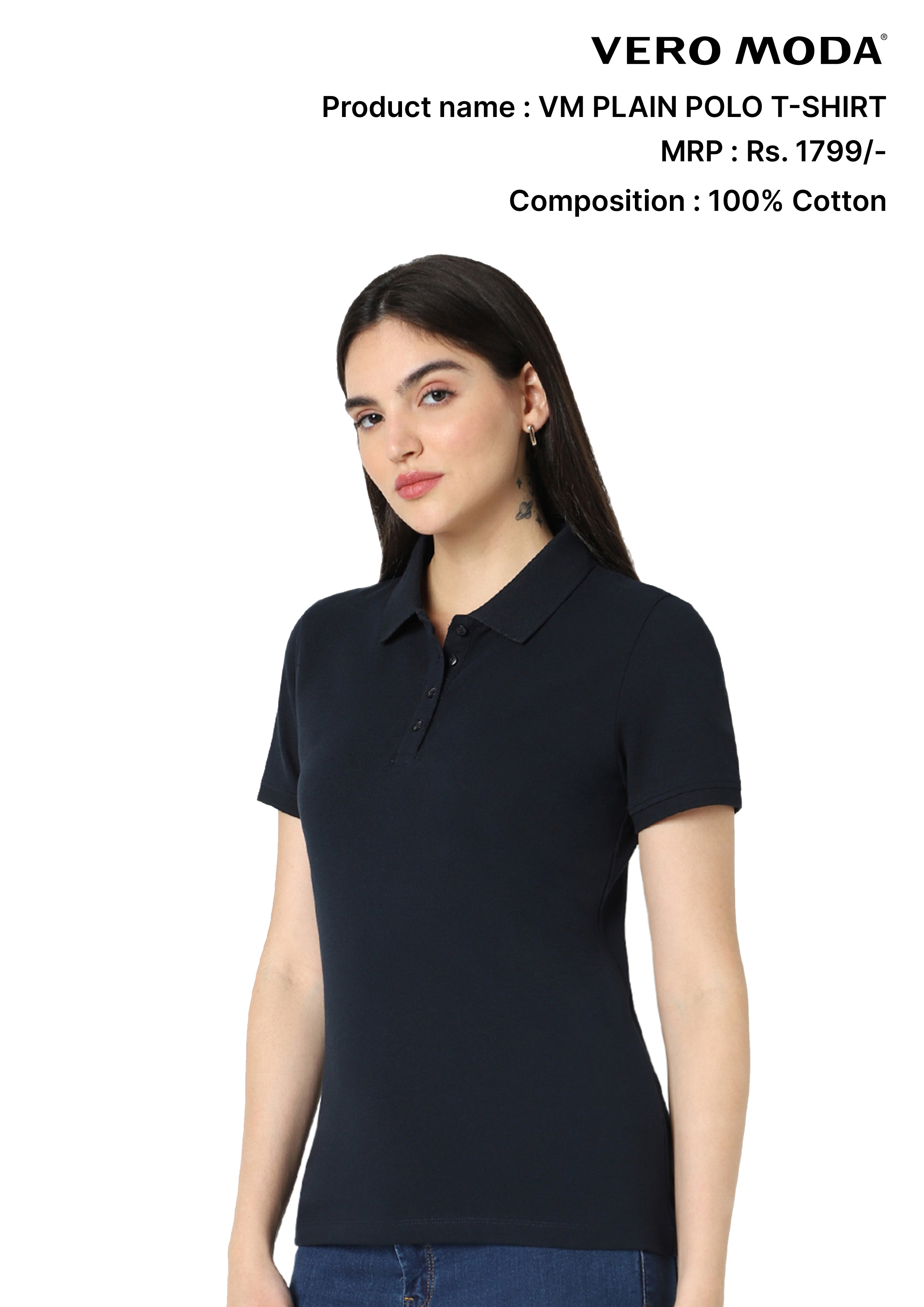 Jac & Jones  Plain Polo T- shirt