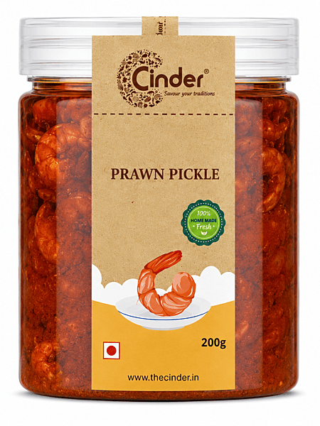 CINDER PRAWNS PICKLE 200G