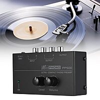 Micro Audio - Low Noise Phono Preamp for Vinyl Record Player - PP500