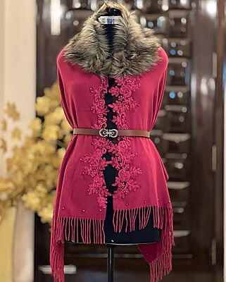 Pure Pashmina Stole-Magenta Pure Pashmina Stole-Magenta