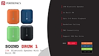 Speaker Portronics Portable