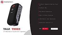 Speaker Portronics Wearable
