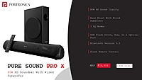 Soundbar Portronics Subwoofer