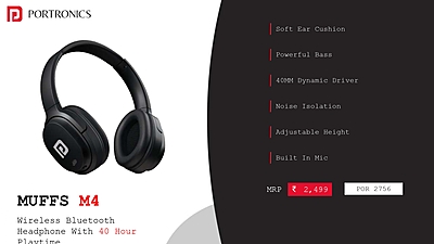Headphones Portronics