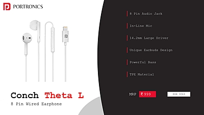 Earphones Portronics