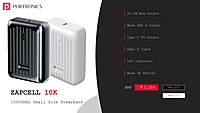 Powerbank Portronics Mini