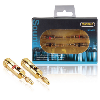PG SKY BANANA CONNECTOR 50 RED/50BLACK 100pcd