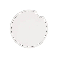 Sublimation PU Leather Car Mug Coaster (6.5cm)