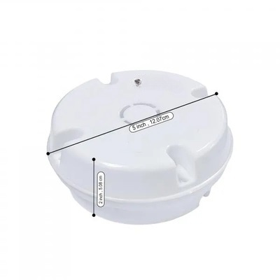 PVC Round Junction Box , Indoor/Outdoor with Nails | (5X5) | for CCTV Cameras PVC Round Junction Box , Indoor/Outdoor with Nails | (5X5) | for CCTV Cameras