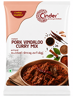CINDER PORK VINDALOO CURRY MIX 75G