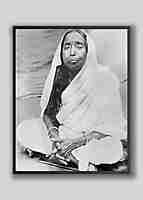Holy Mother Sri Sarada Devi - Seated on Asana - Photo