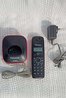 Panasonic KX-TG3411SX Cordless Landline Phone (Black & Red Color) Panasonic KX-TG3411SX Cordless Landline Phone (Black & Red Color)