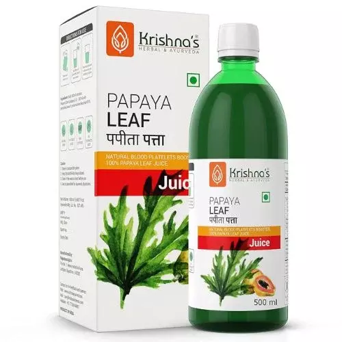 Krishna's Papaya Leaf Juice- 1000ml Krishna's Papaya Leaf Juice- 1000ml
