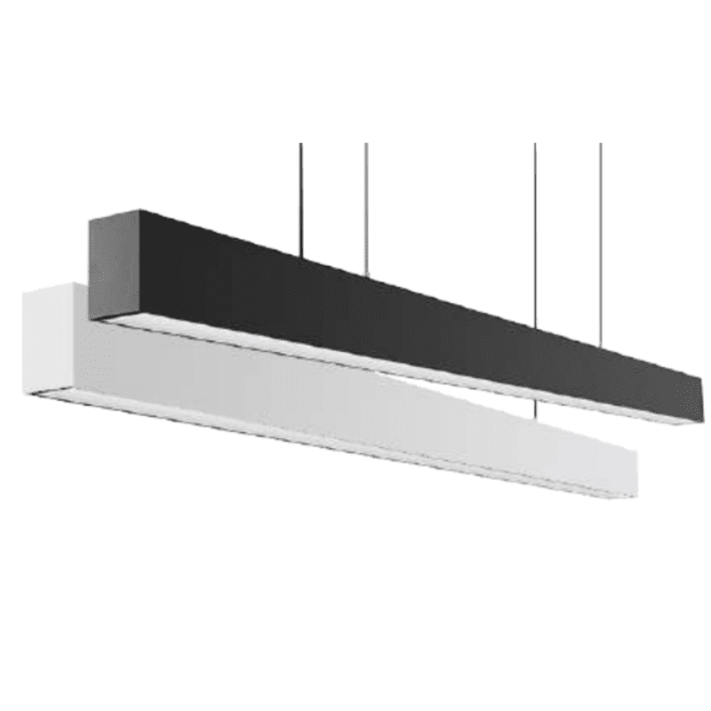 Pasolite Linear Light PR 1512 (White/Black), 20W (2 Ft), Elegant Hanging Light