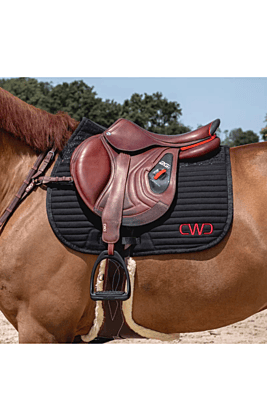 CWD Saddle Pad-Full/Black&Red CWD Saddle Pad-Full/Black&Red