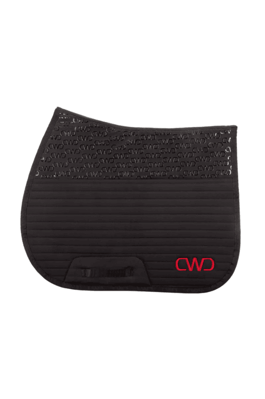 CWD Saddle Pad-Full/Black&Red CWD Saddle Pad-Full/Black&Red