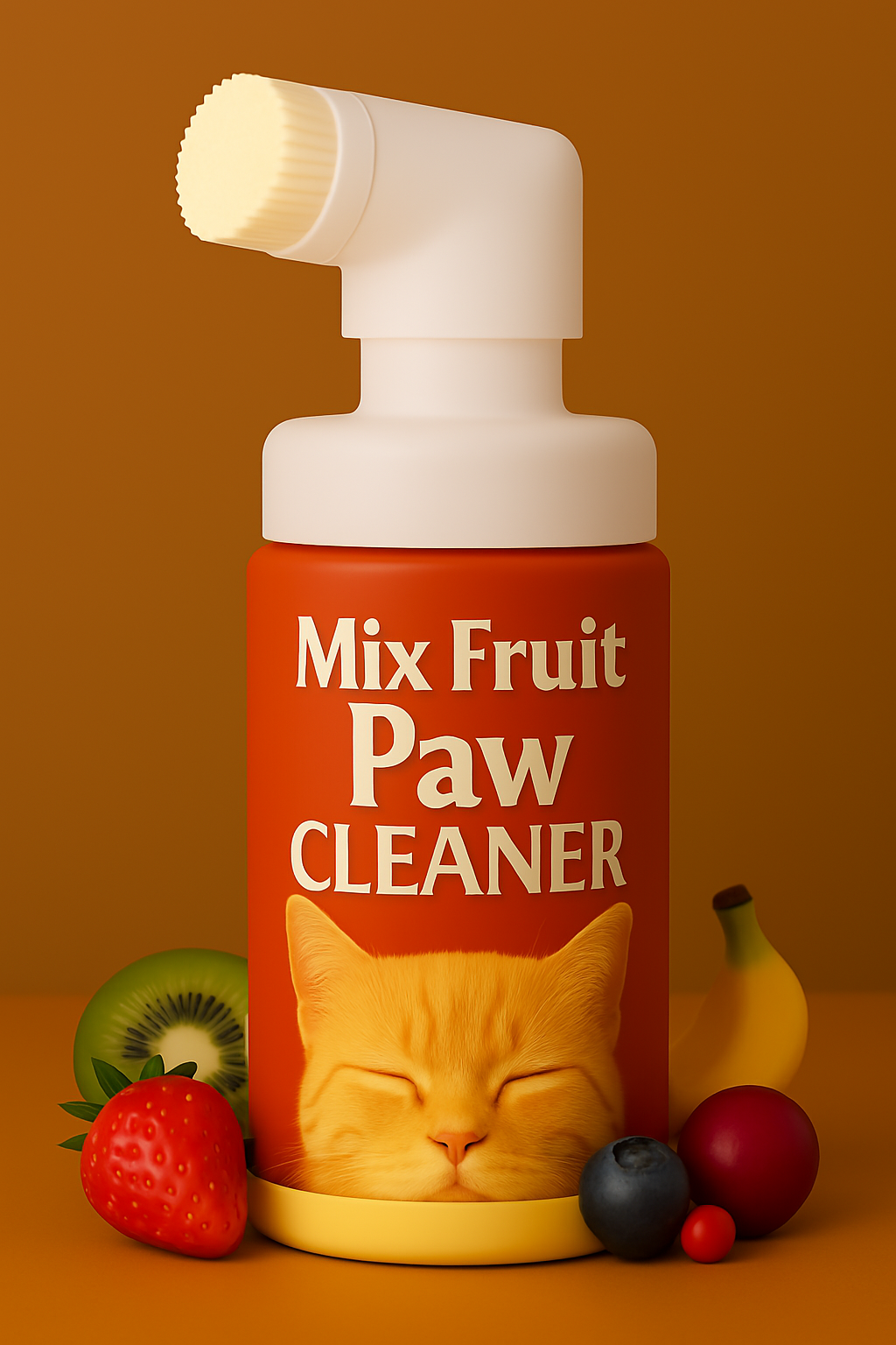 Pets Empire Paw Cleaner โ Mixed Fruit Foaming Cleanser with Silicone Brush for Dogs & Cats (150ml) Pets Empire Paw Cleaner โ Mixed Fruit Foaming Cleanser with Silicone Brush for Dogs & Cats (150ml)
