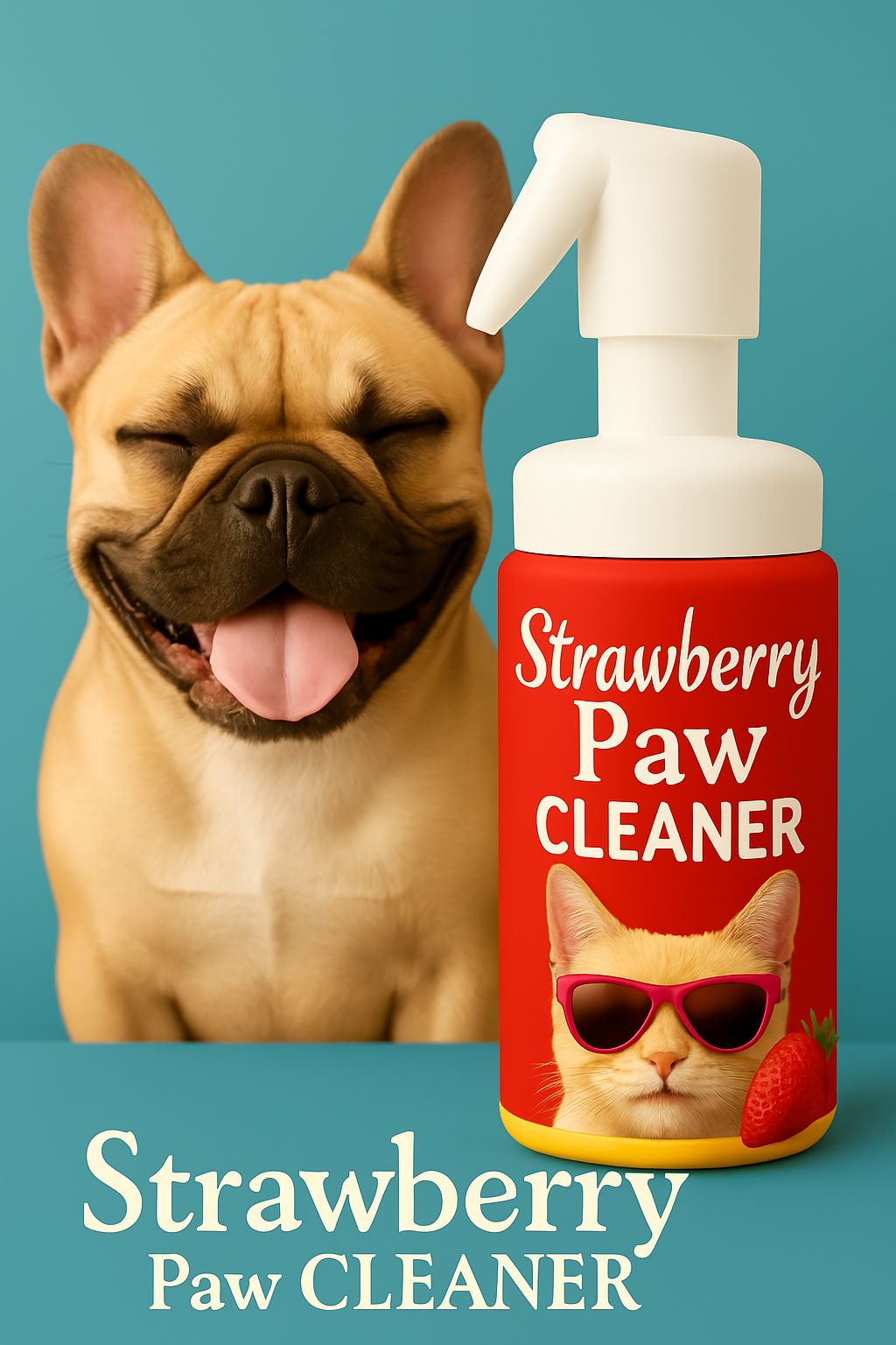 Pets Empire Paw Cleaner โ Strawberry Foaming Cleanser with Silicone Brush for Dogs & Cats (150ml) Pets Empire Paw Cleaner โ Strawberry Foaming Cleanser with Silicone Brush for Dogs & Cats (150ml)