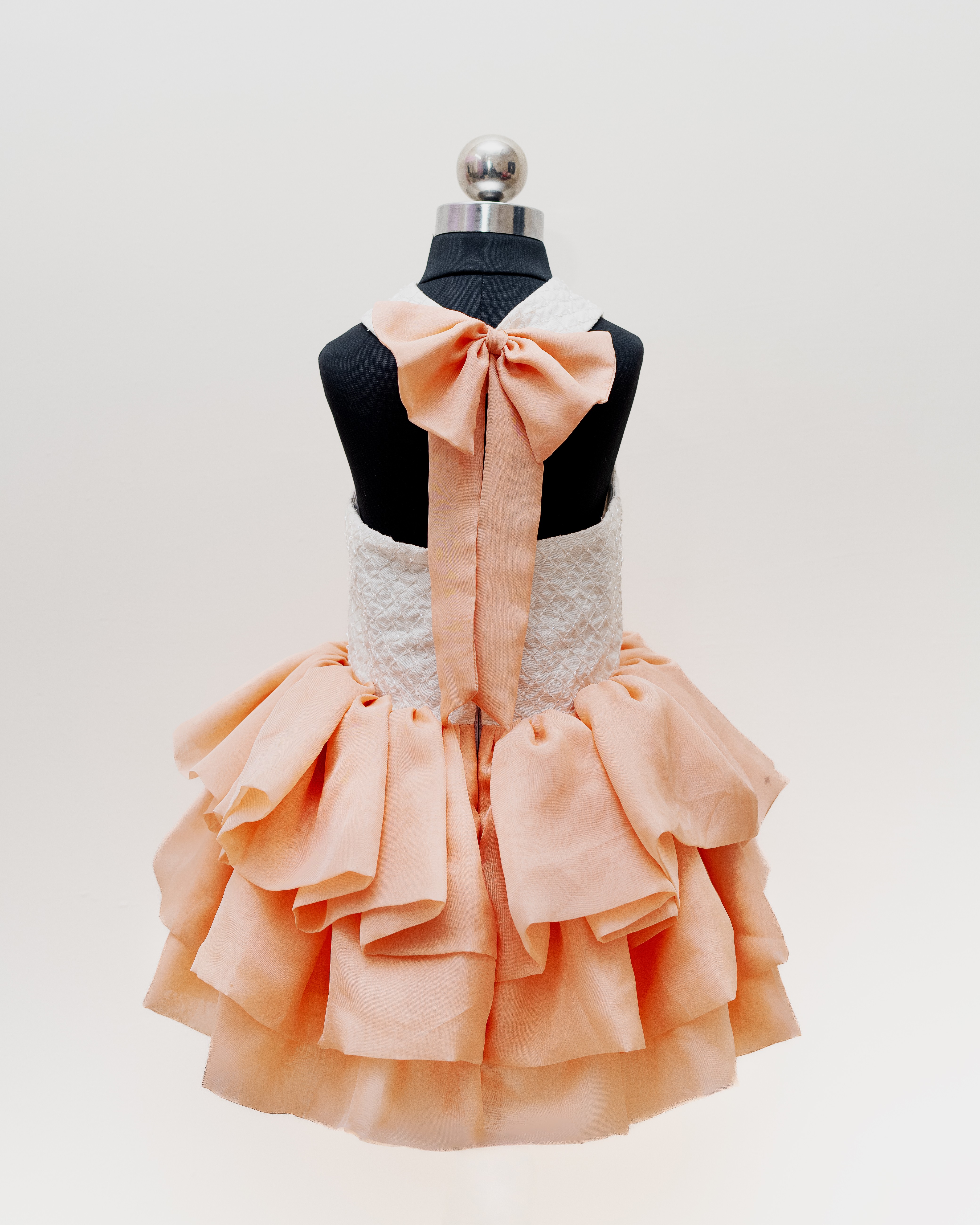 Peach Luxe Layered Tulle Dress Peach Luxe Layered Tulle Dress