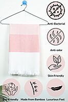 Bamboo Ultra Soft & Thin Turkish Towel- Quick Dry, Super Absorbent, Anti Bacterial, Ideal for Bath,Travel,Gym,Beach,Pool & Yoga (peach melba) Bamboo Ultra Soft & Thin Turkish Towel- Quick Dry, Super Absorbent, Anti Bacterial, Ideal for Bath,Travel,Gym,Beach,Pool & Yoga (peach melba)