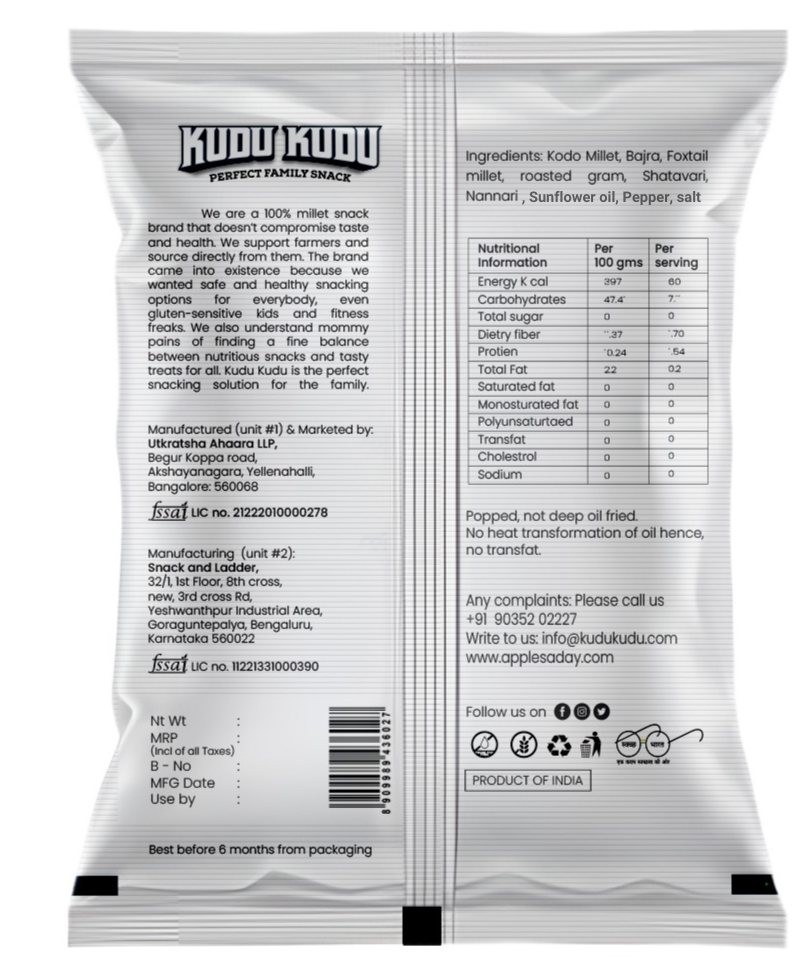 Kudu Kudu - Pepper N Salted
