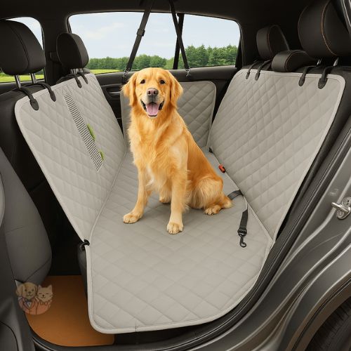 Pet Car Rear Seat Mat โ Waterproof & Scratch-Resistant for Cats & Dogs Pet Car Rear Seat Mat โ Waterproof & Scratch-Resistant for Cats & Dogs