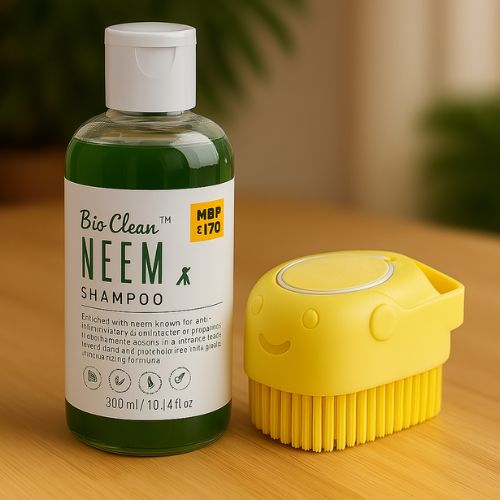 Pet Needs Bio Clean Neem Dog Shampoo โ Herbal Protection & Gentle Cleansing Pet Needs Bio Clean Neem Dog Shampoo โ Herbal Protection & Gentle Cleansing