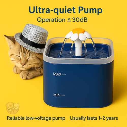 Pet Water Fountain with Filter โ Continuous Fresh Water for Cats & Dogs Pet Water Fountain with Filter โ Continuous Fresh Water for Cats & Dogs
