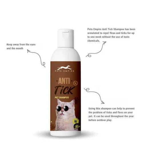 Pets Empire Cat Shampoo โ Tearless, Anti-Tick Cleanser for Kittens & Cats (200ml) Pets Empire Cat Shampoo โ Tearless, Anti-Tick Cleanser for Kittens & Cats (200ml)