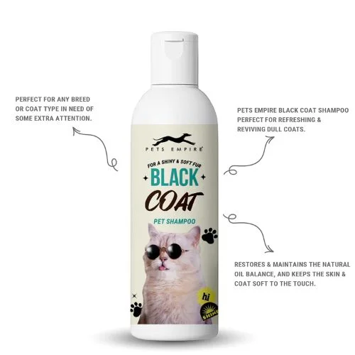 Pets Empire Cat Shampoo - Black Coat Cleanser for Kittens & Cats (200ml) Pets Empire Cat Shampoo - Black Coat Cleanser for Kittens & Cats (200ml)