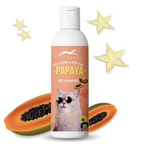 Pets Empire Cat Shampoo - Papaya Essence Cleanser for Kittens & Cats (200ml) Pets Empire Cat Shampoo - Papaya Essence Cleanser for Kittens & Cats (200ml)