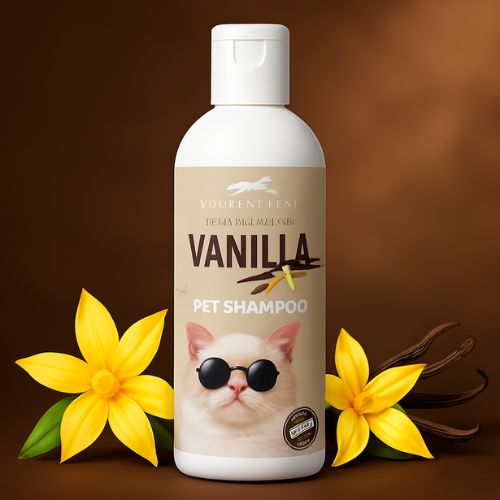 Pets Empire Cat Shampoo - Vanilla Essence Cleanser for Kittens & Cats (200ml)