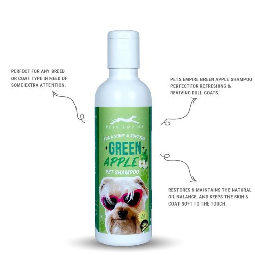 Pets Empire Organic Dog Shampoo โ Gentle Green Apple Cleanser for Pets (200ml) Pets Empire Organic Dog Shampoo โ Gentle Green Apple Cleanser for Pets (200ml)