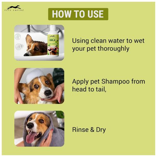 Pets Empire Organic Dog Shampoo โ Organic Amla Cleanser for Pets (200ml) Pets Empire Organic Dog Shampoo โ Organic Amla Cleanser for Pets (200ml)