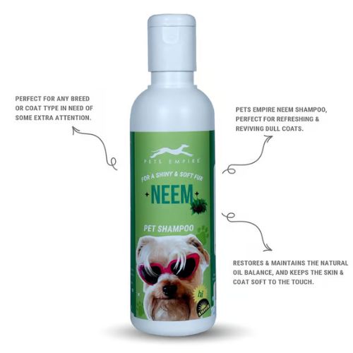 Pets Empire Organic Dog Shampoo โ Organic Neem Cleanser for Pets (200ml) Pets Empire Organic Dog Shampoo โ Organic Neem Cleanser for Pets (200ml)